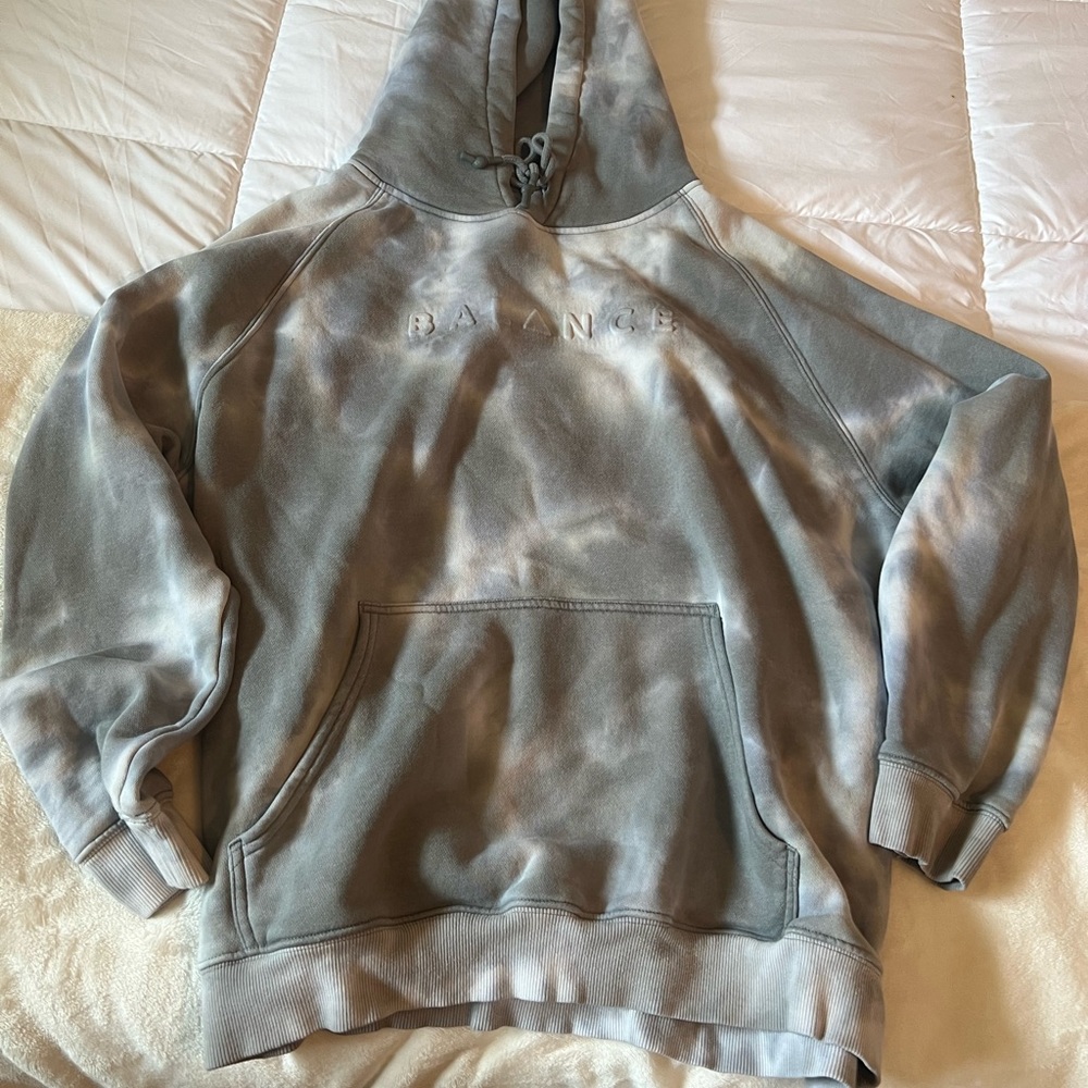 balance athletica tie dye gray mens hoodies